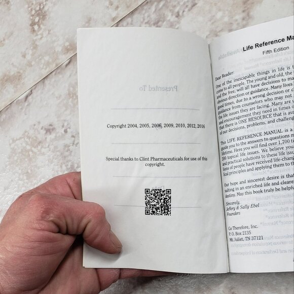 5th Edition Citizens Life Reference Manual w/ New Testament Go Therefore Inc - Picture 4 of 16